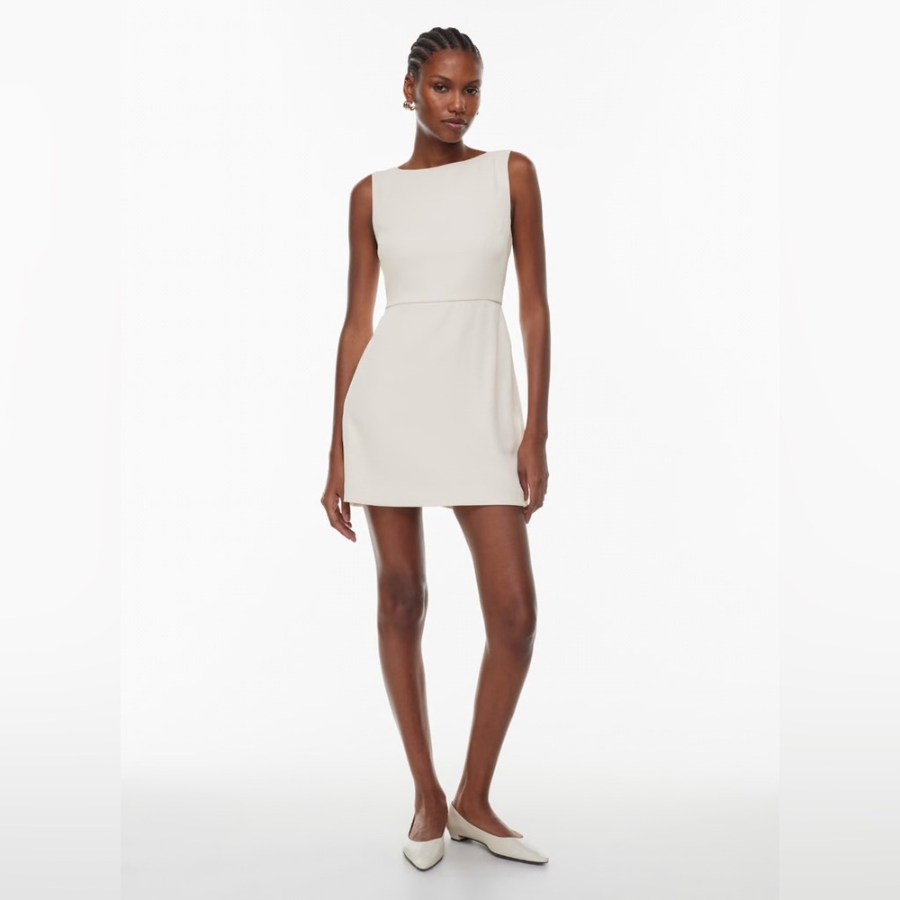 Babaton Cream Sleeveless Dress